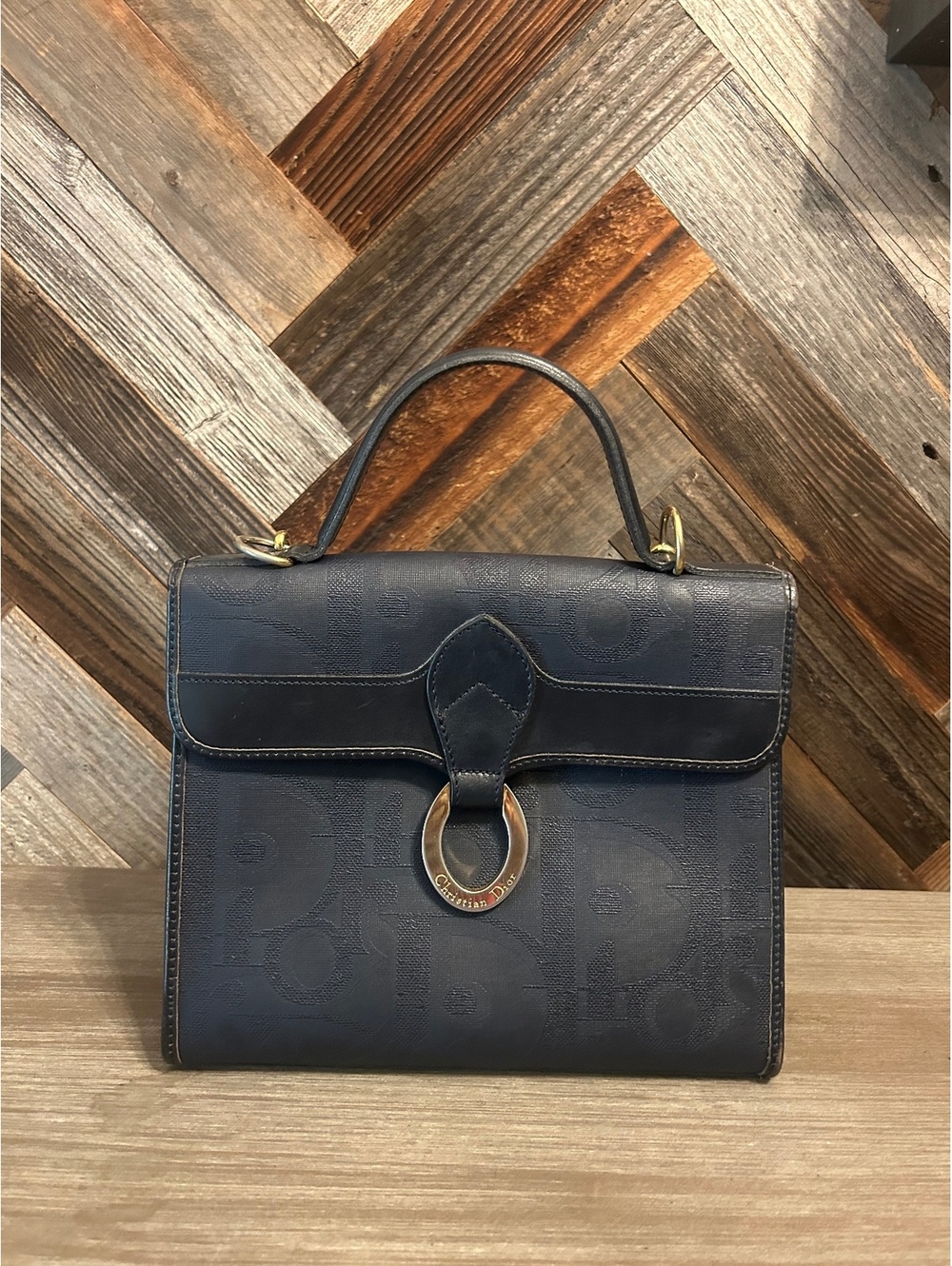 Vintage Christian Dior Trotter Top Handle Bag